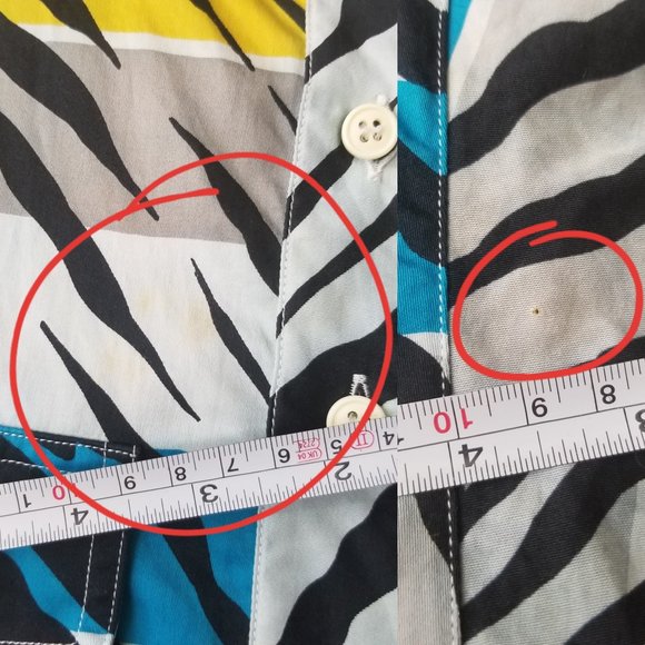 1990s Escada Cotton Zebra Top - Picture 10 of 12